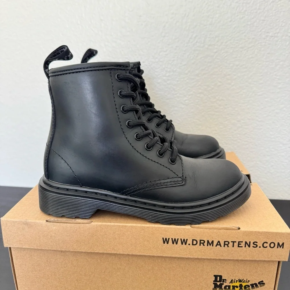 Dr Martens 1460 JUNIOR Faux Fur Lined Boots Size 13